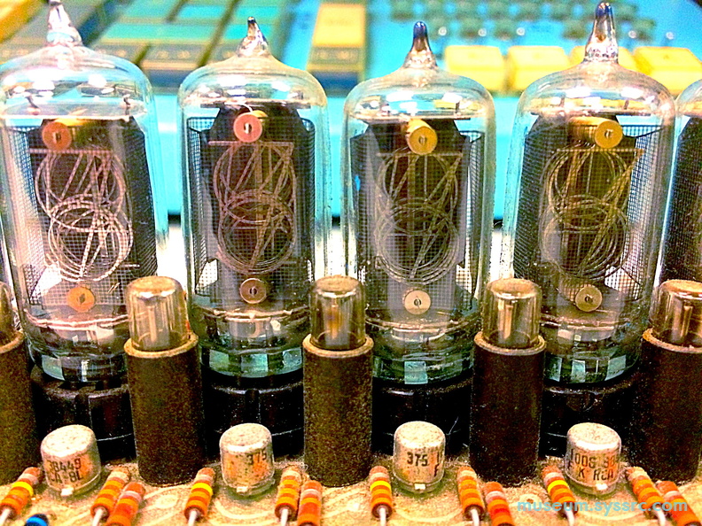 Nixie Tubes from LOCI-2 Calculator
