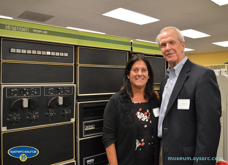 Judy and Rick Morrison and the PDP-12