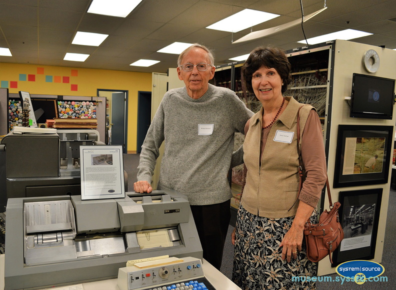 Bielefeld and Hoefner with the IBM 129 Keypunch