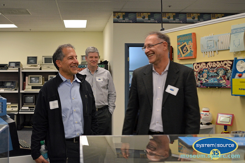 Brian Finglass and Bob Roswell in the Museum